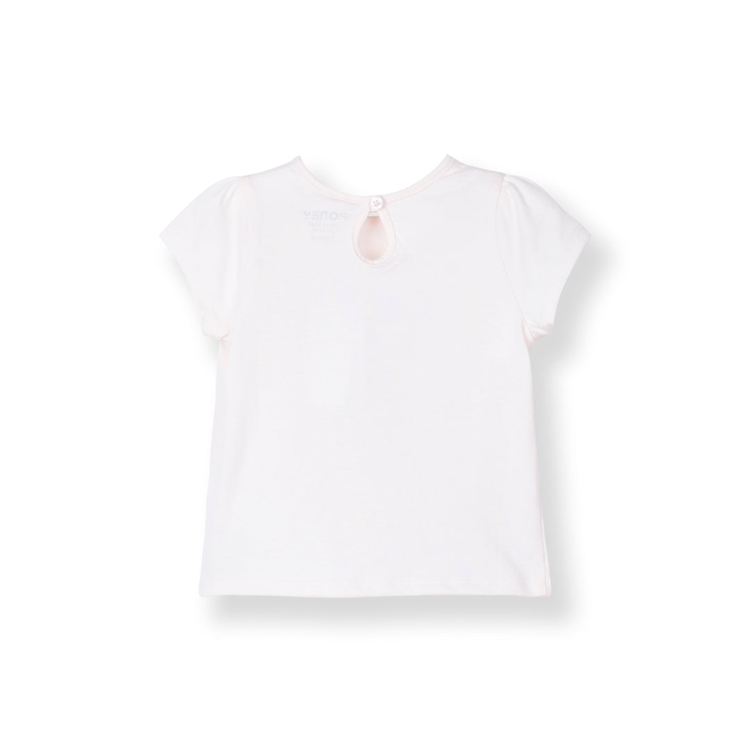 Flutter Bliss Lt Pink Short Sleeve Tee