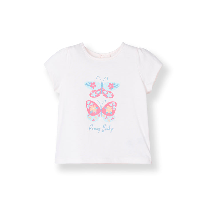 Flutter Bliss Lt Pink Short Sleeve Tee