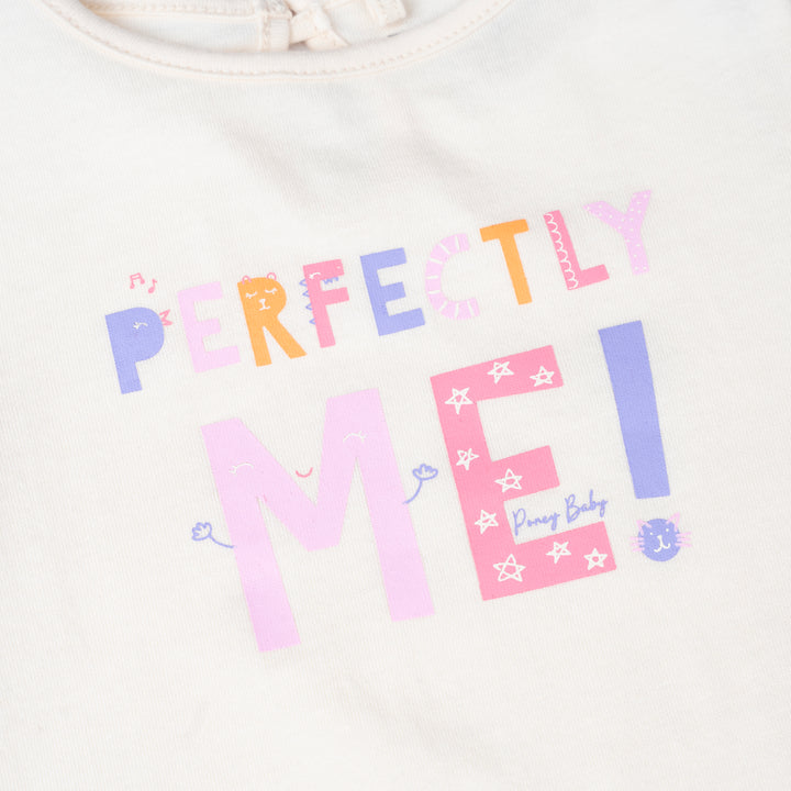 Perfectly Me Cream Short Sleeve Tee