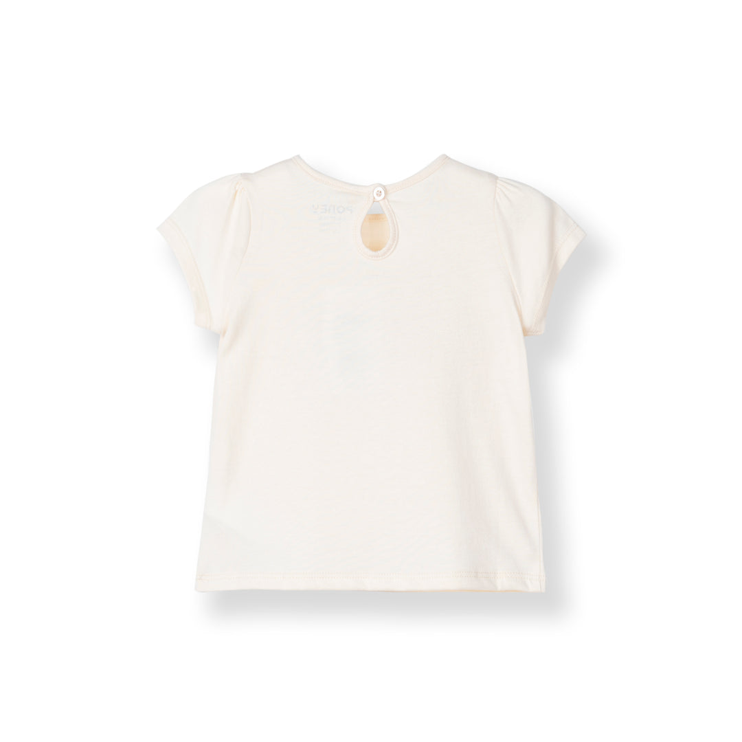 Perfectly Me Cream Short Sleeve Tee