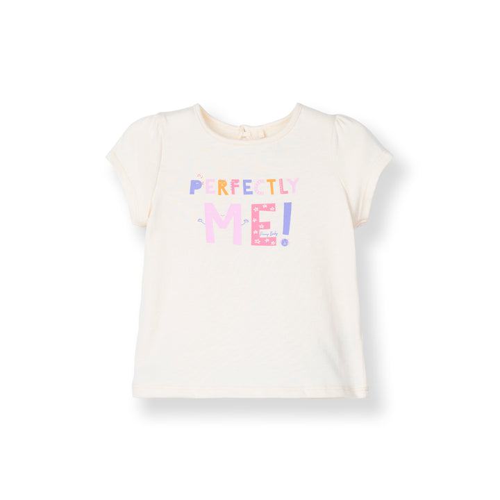 Perfectly Me Cream Short Sleeve Tee