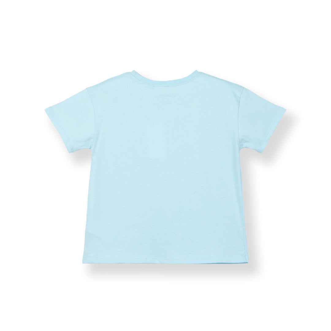 Poney Girls Dreamy Unicorn Short Sleeve Blue Tee