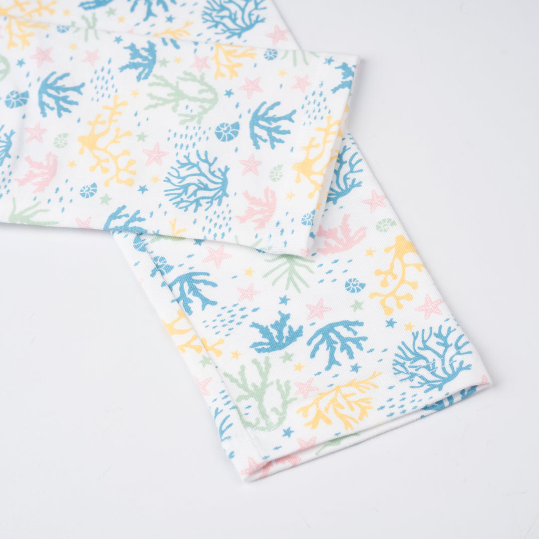 Poney Girls White Ocean Breeze Leggings