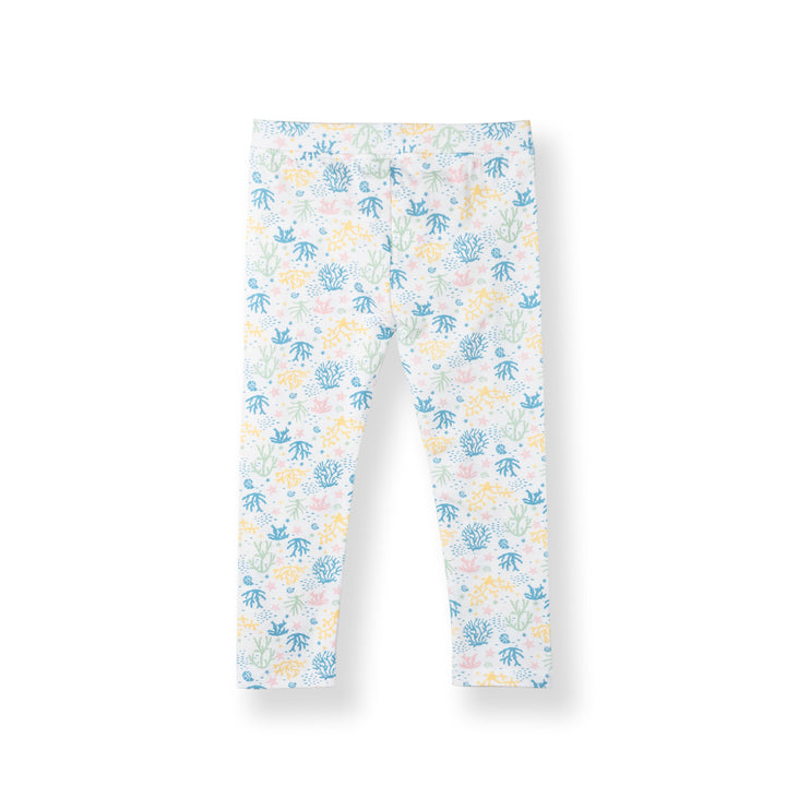 Poney Girls White Ocean Breeze Leggings