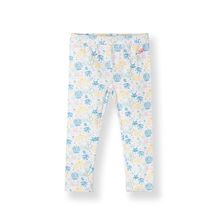 Poney Girls White Ocean Breeze Leggings