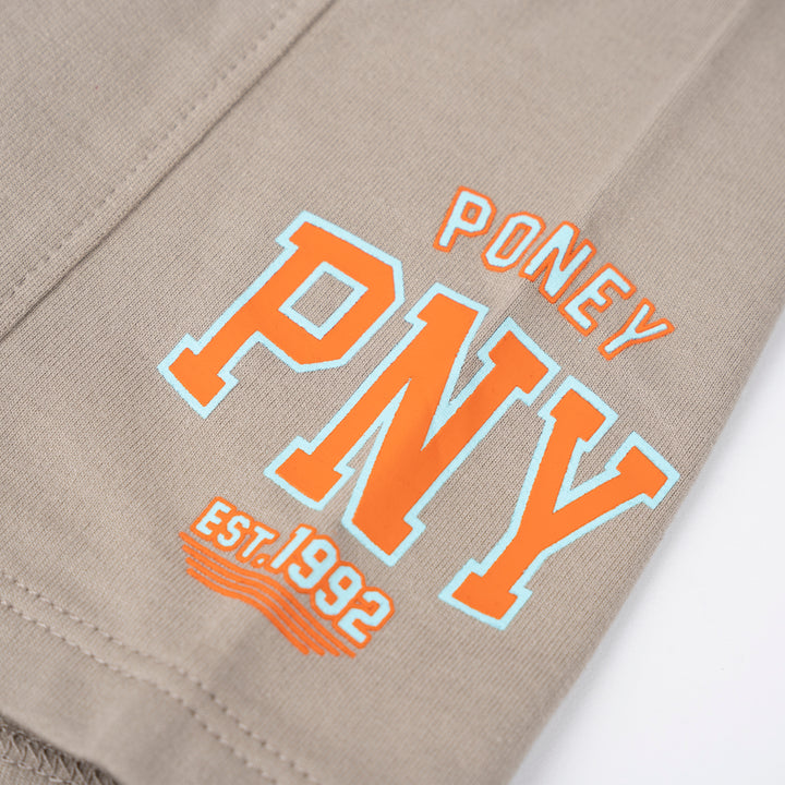 Poney Boys Moon Rock Grey Poney Logo Bermuda