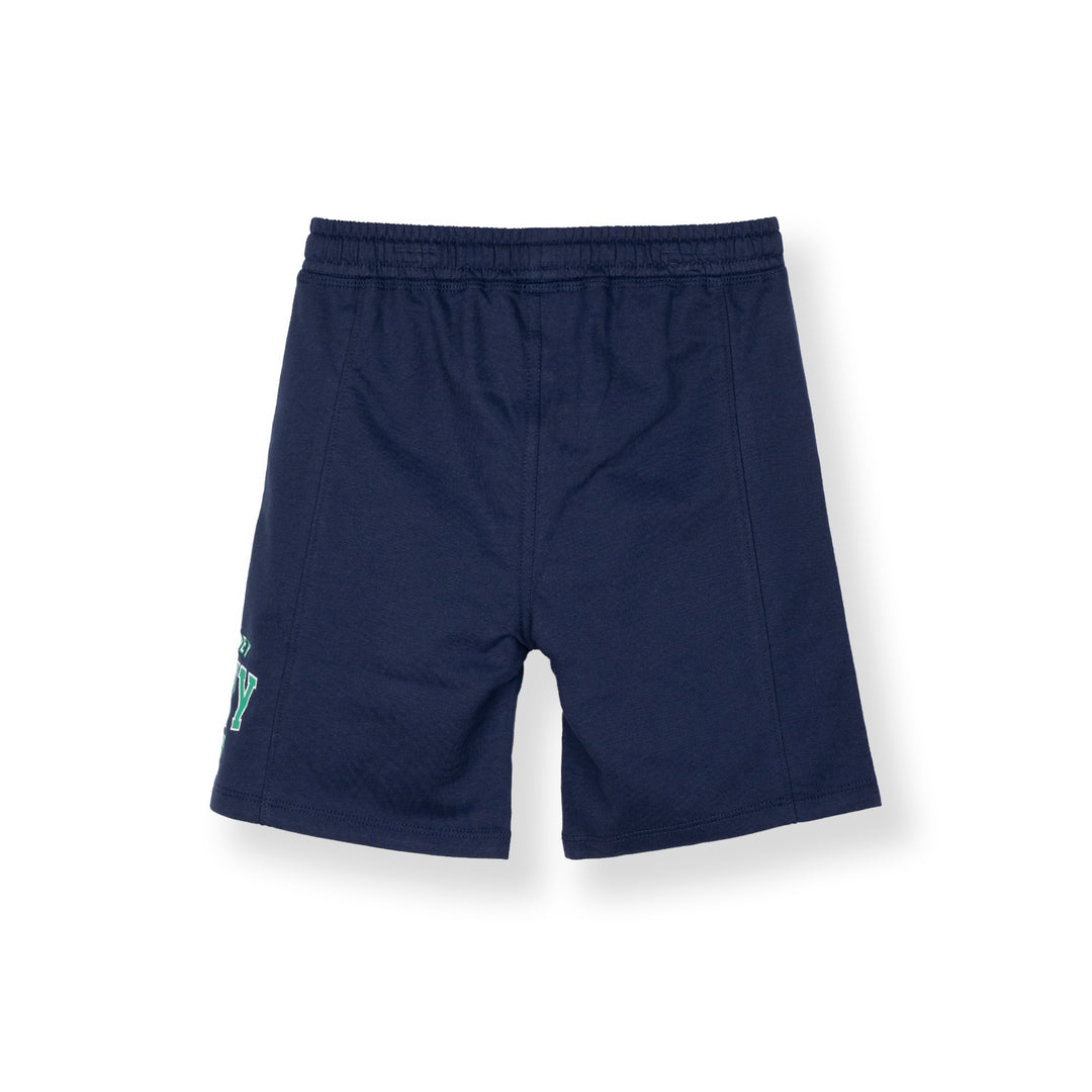 Poney Boys Pageant Blue Navy Poney Logo Bermuda