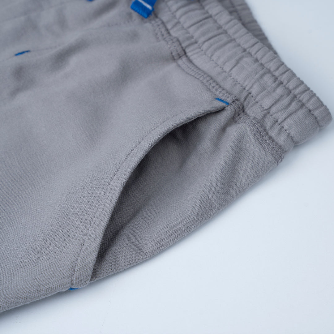 Poney Boys Sliver Filigree Grey Poney Logo Bermuda