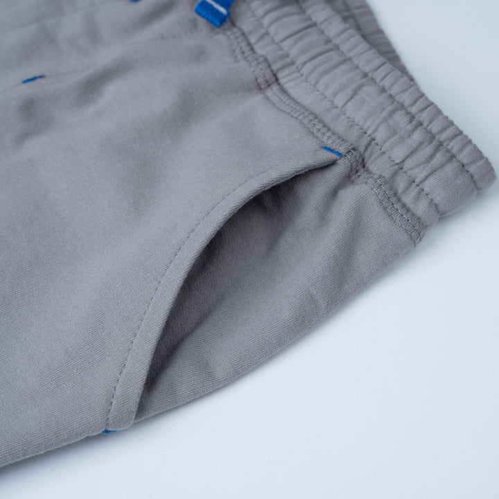 Poney Boys Sliver Filigree Grey Poney Logo Bermuda
