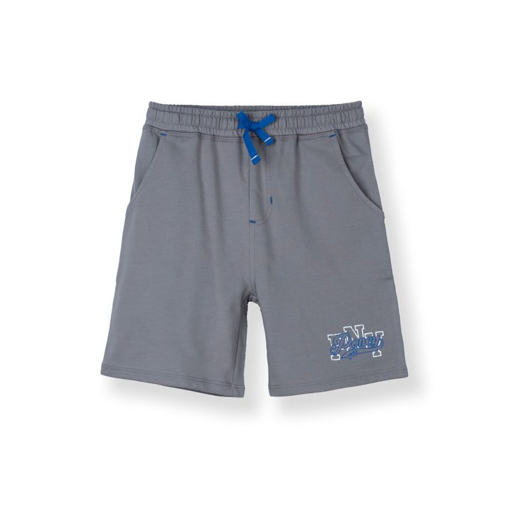 Poney Boys Sliver Filigree Grey Poney Logo Bermuda