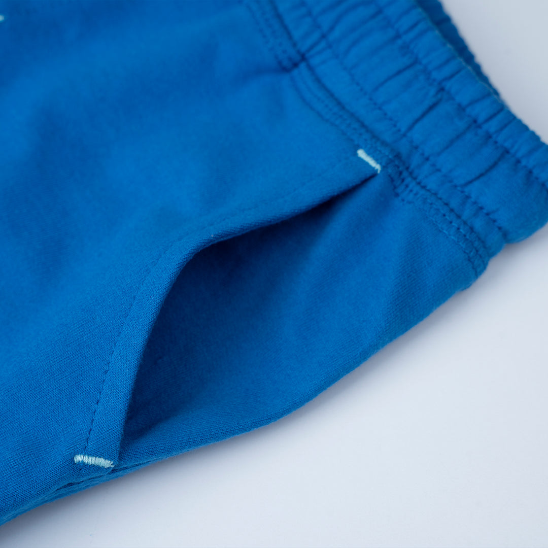 Poney Boys Imperial Blue Poney Logo Bermuda