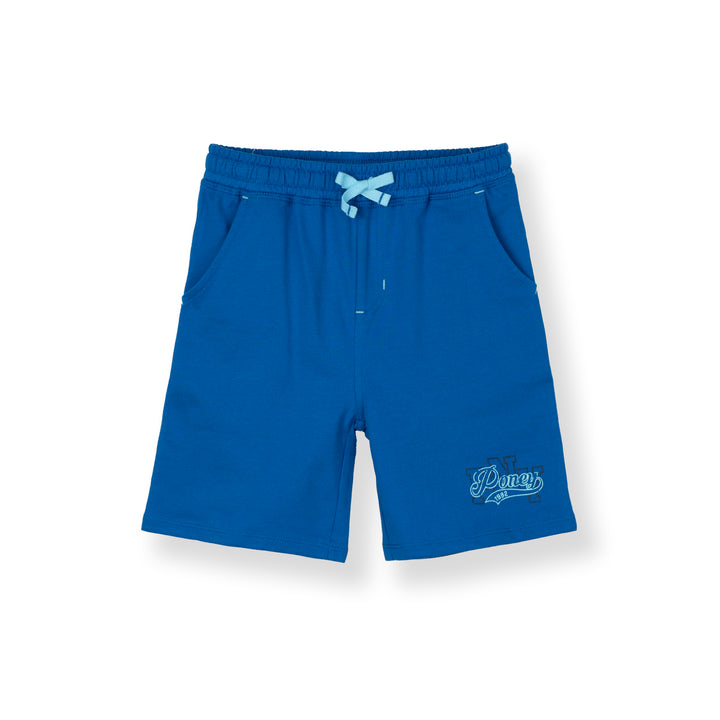 Poney Boys Imperial Blue Poney Logo Bermuda
