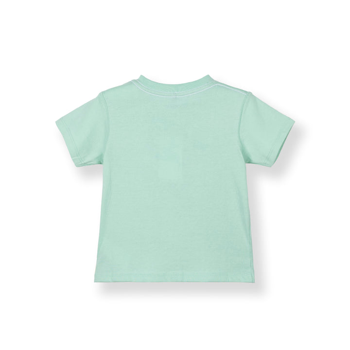 Poney Baby Boys Green Little Explorer Short Sleeve Tee