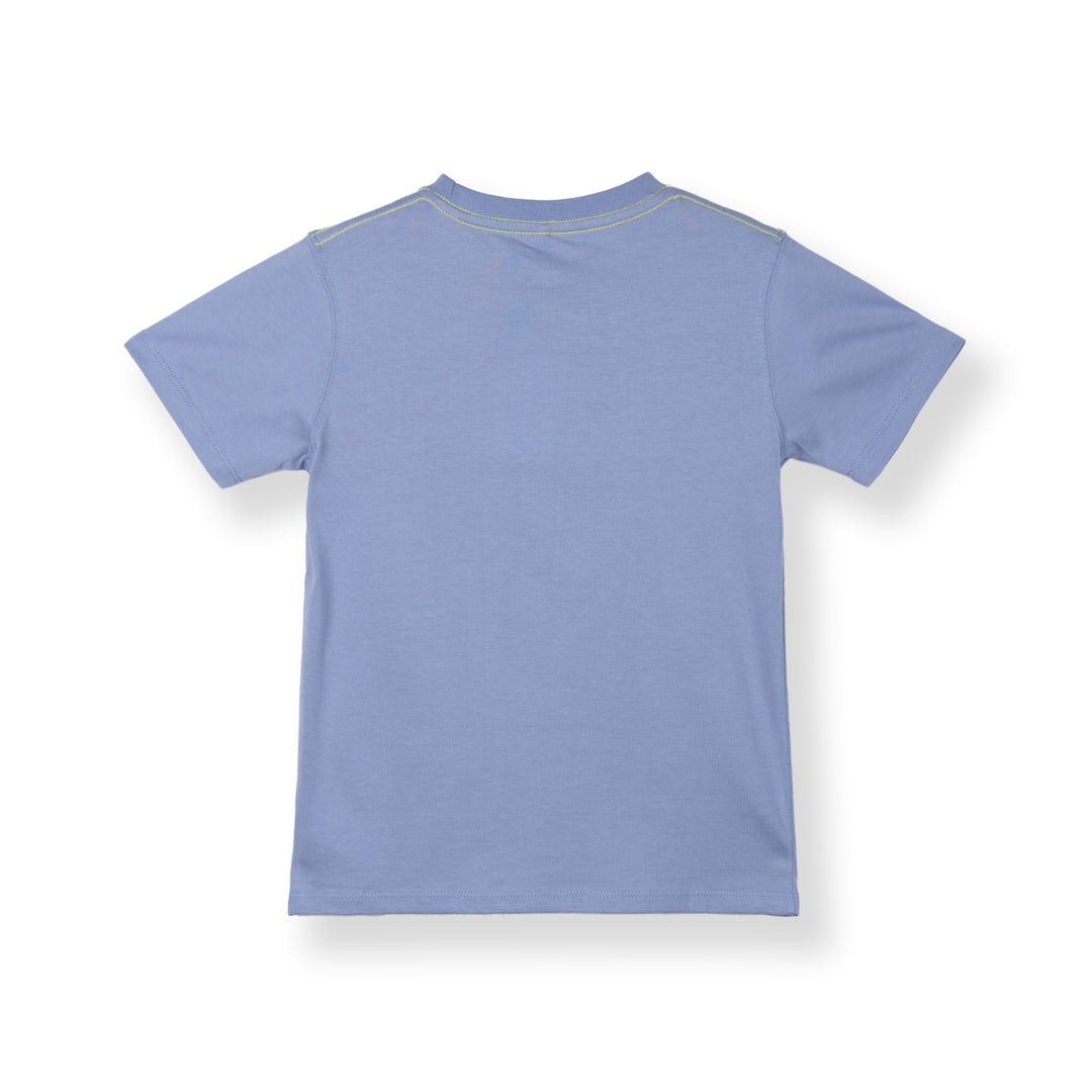 Poney Boys Blue Sunrise To Sunset Short Sleeve Tee