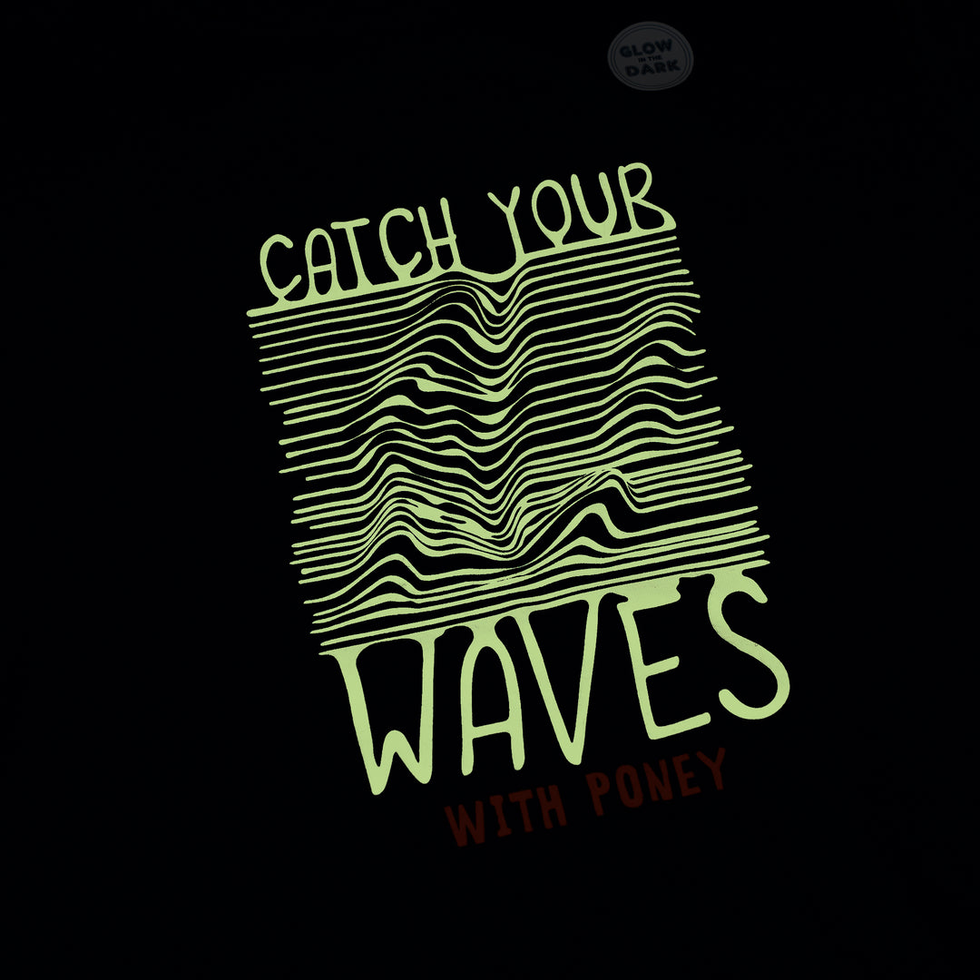 Poney Boys Navy Catch Your Waves Short Sleeve Tee