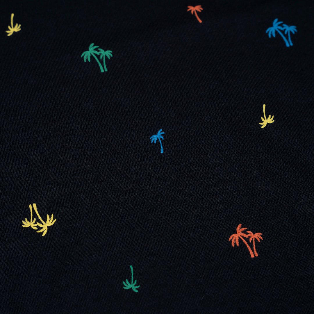 Poney Boys Black Tropicool Vibes Short Sleeve Tee