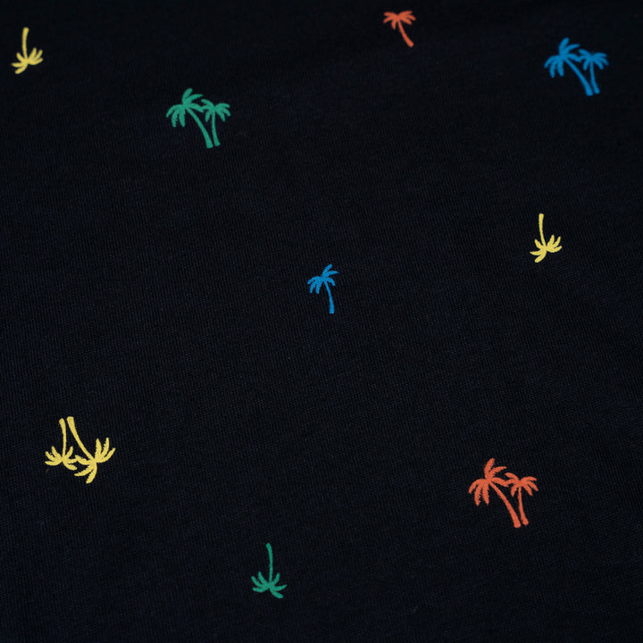 Poney Boys Black Tropicool Vibes Short Sleeve Tee