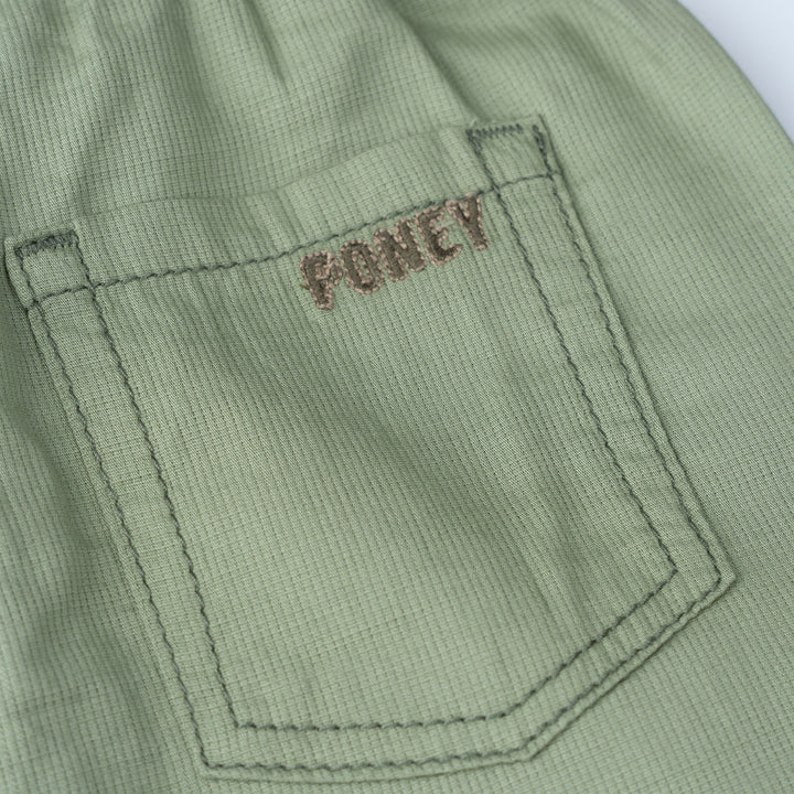 Basic Green Easy Short Pants