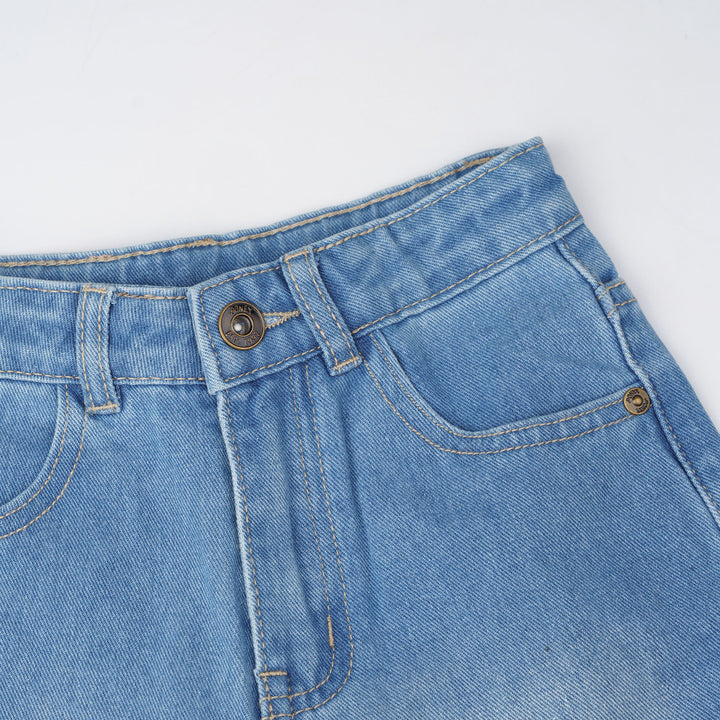 Poney Light Blue Loose Fit Jeans