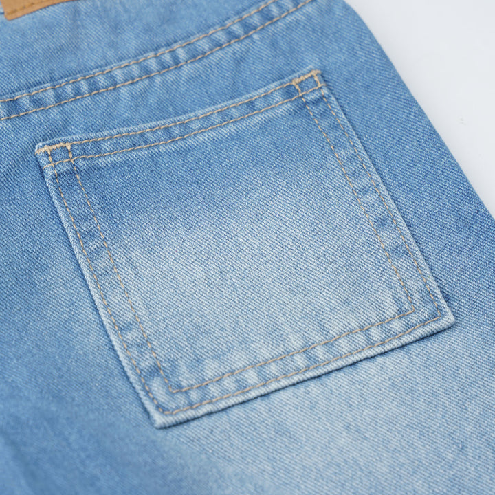 Poney Light Blue Loose Fit Jeans