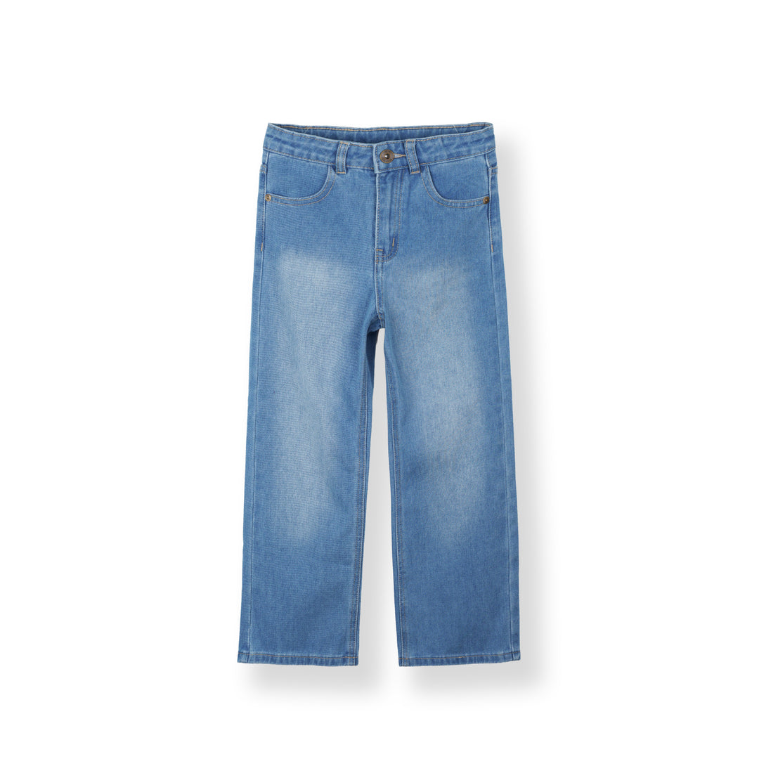 Poney Light Blue Loose Fit Jeans