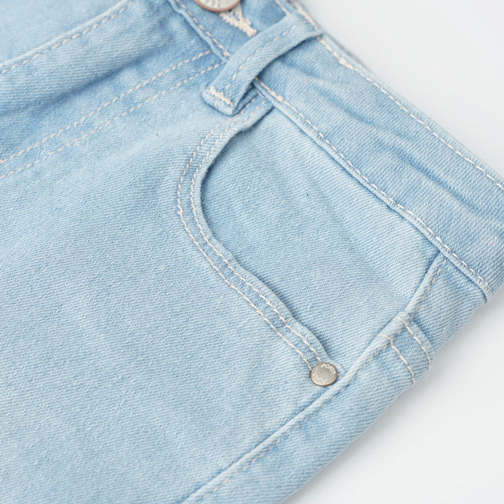 Poney Light Blue Bell Bottom Jeans