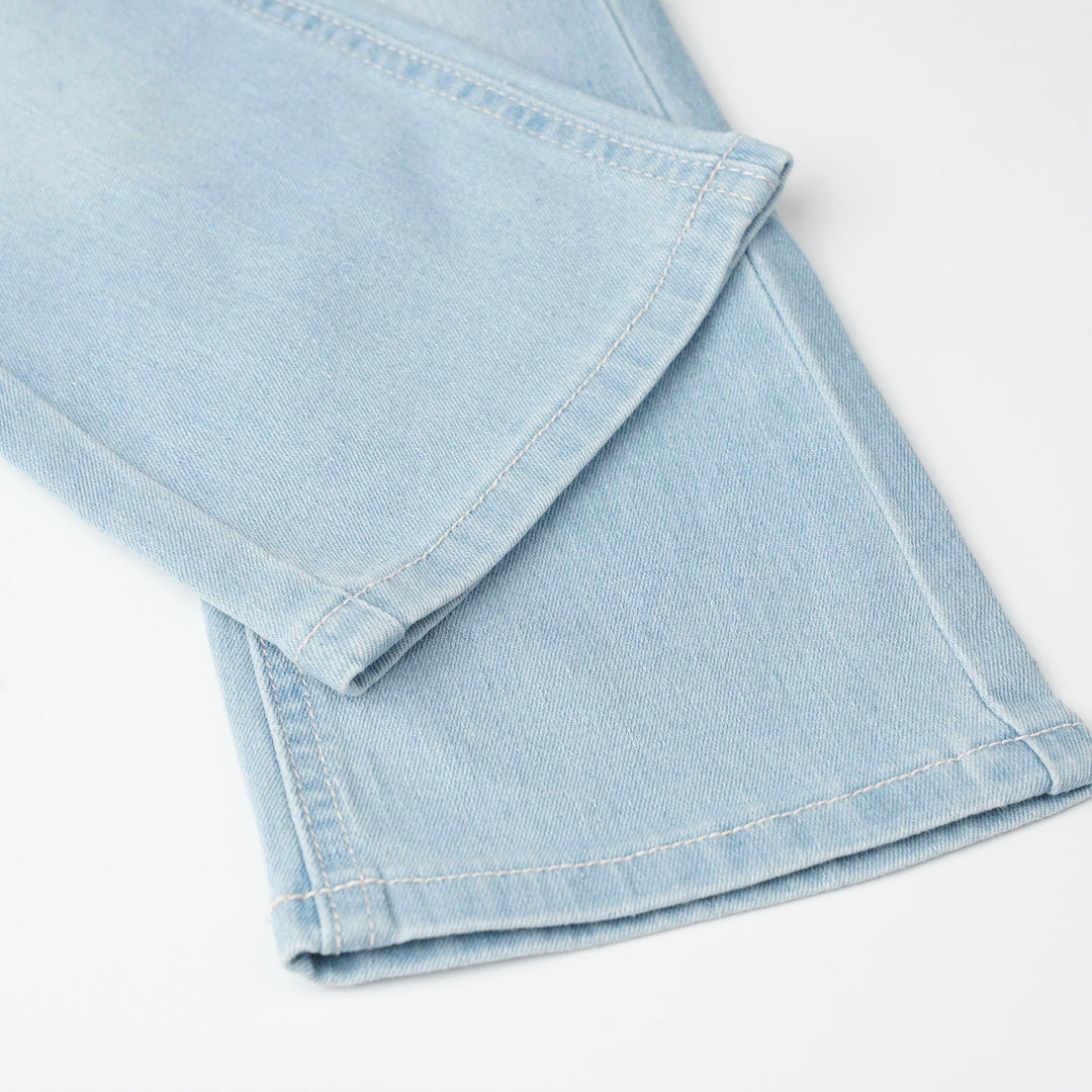 Poney Light Blue Bell Bottom Jeans