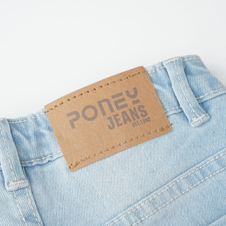 Poney Light Blue Bell Bottom Jeans