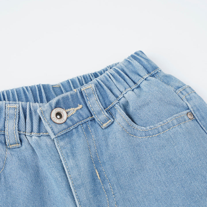 Poney Girls Light Blue Relaxed Fit Jeans