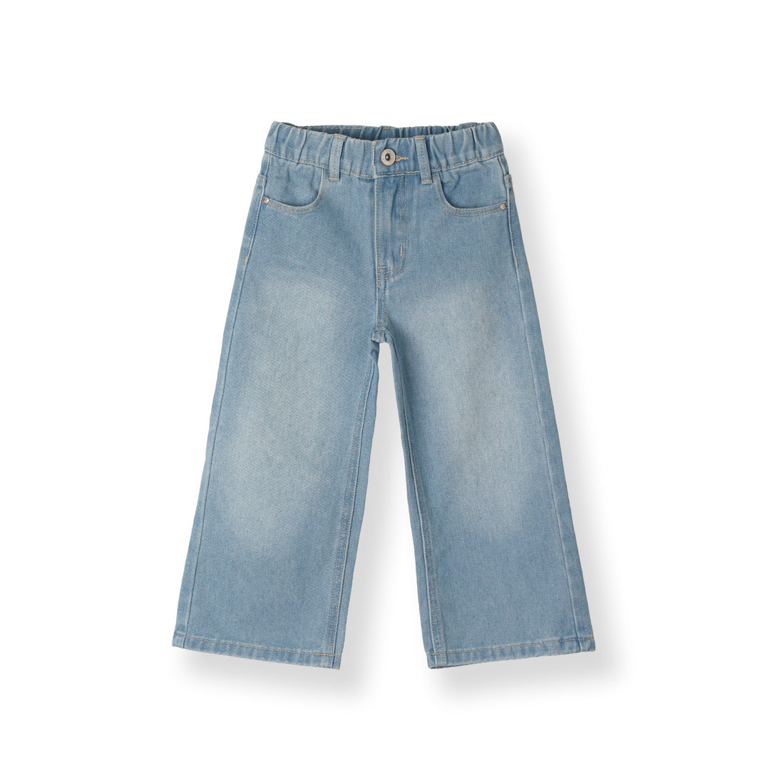 Poney Light Blue Wide Leg Jeans