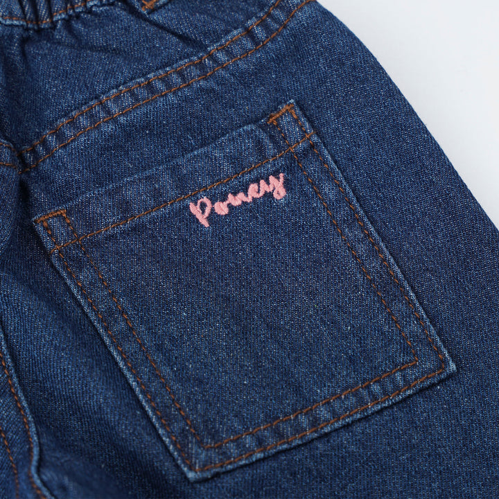 Poney Girls Navy Relaxed Fit Jeans