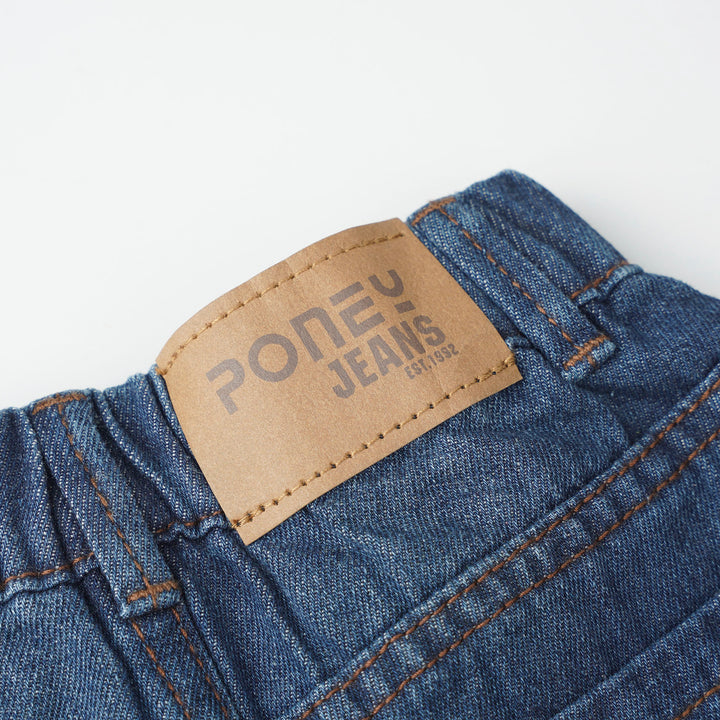 Poney Navy Wide Leg Jeans