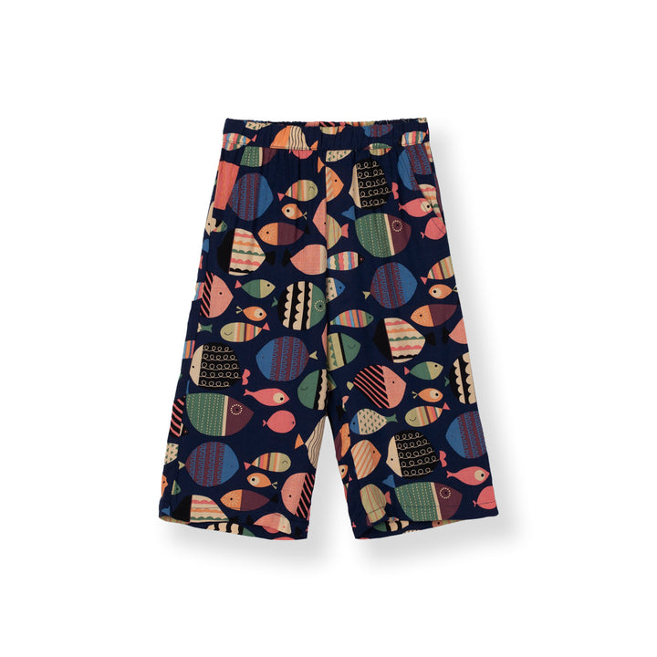[NEW] Poney Girls Navy Rayon 3/4 Pants