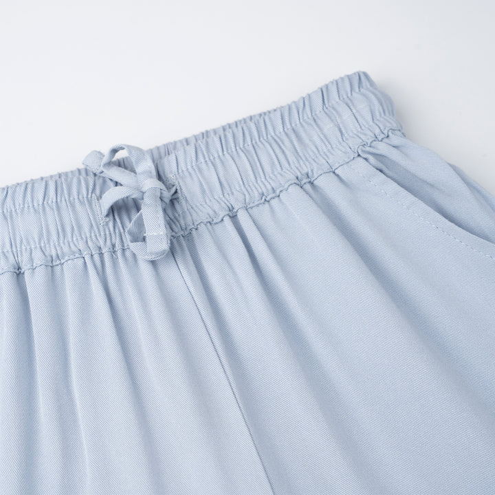 [NEW] Poney Girls Blue Rayon Long Pants