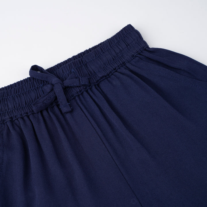 [NEW] Poney Girls Navy Rayon Long Pants