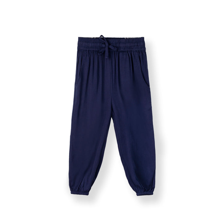 [NEW] Poney Girls Navy Rayon Long Pants