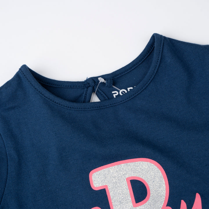 Shimmering Logo Long Sleeve Tee