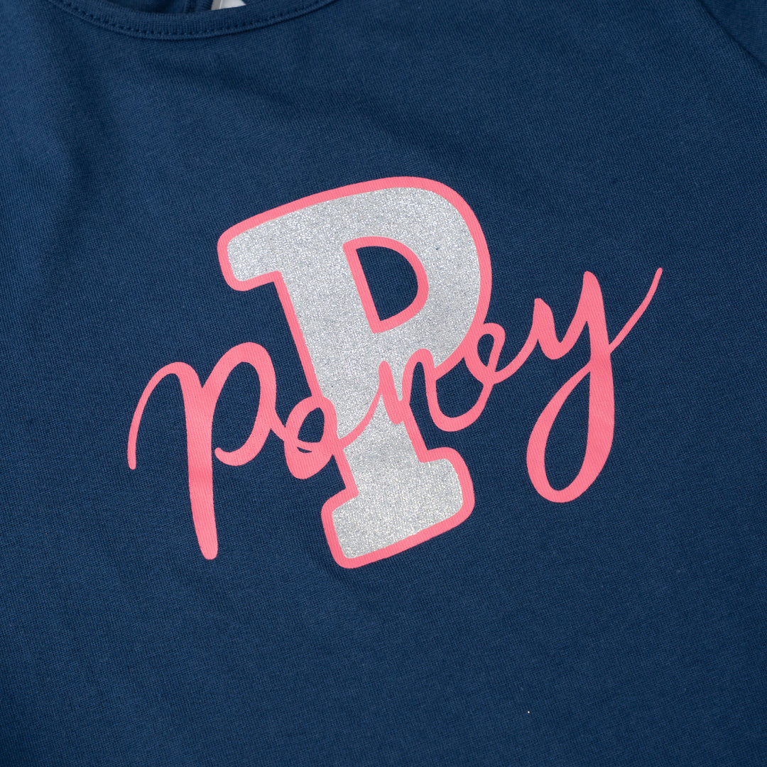 Shimmering Logo Long Sleeve Tee