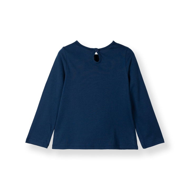 Shimmering Logo Long Sleeve Tee