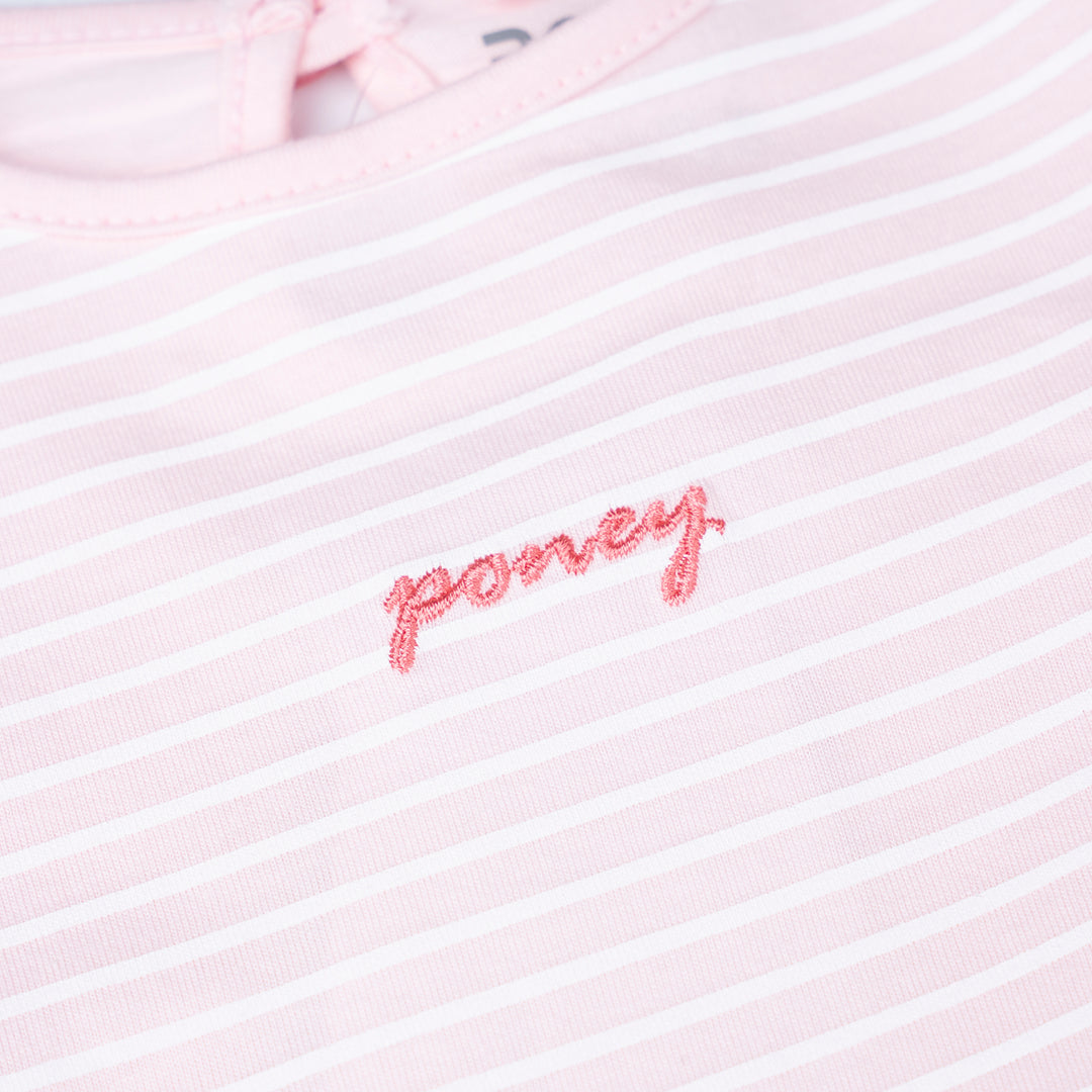 Poney Girls Pretty In Pink Short Sleeve Dress