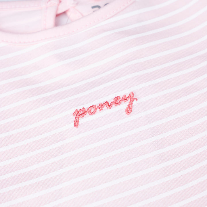 Poney Girls Pretty In Pink Short Sleeve Dress
