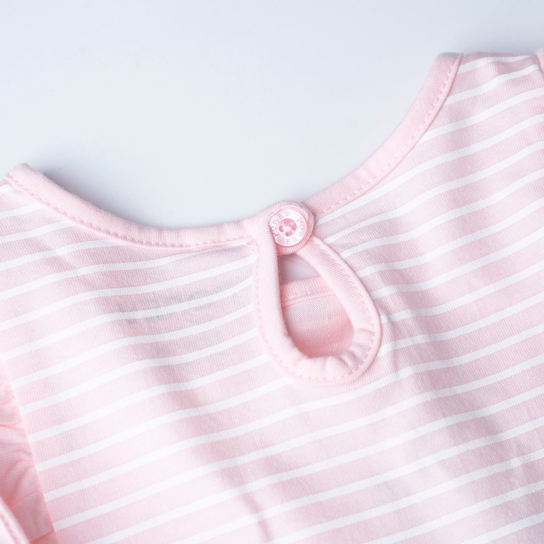 Poney Girls Baby Pretty In Pink Short Sleeve Dress