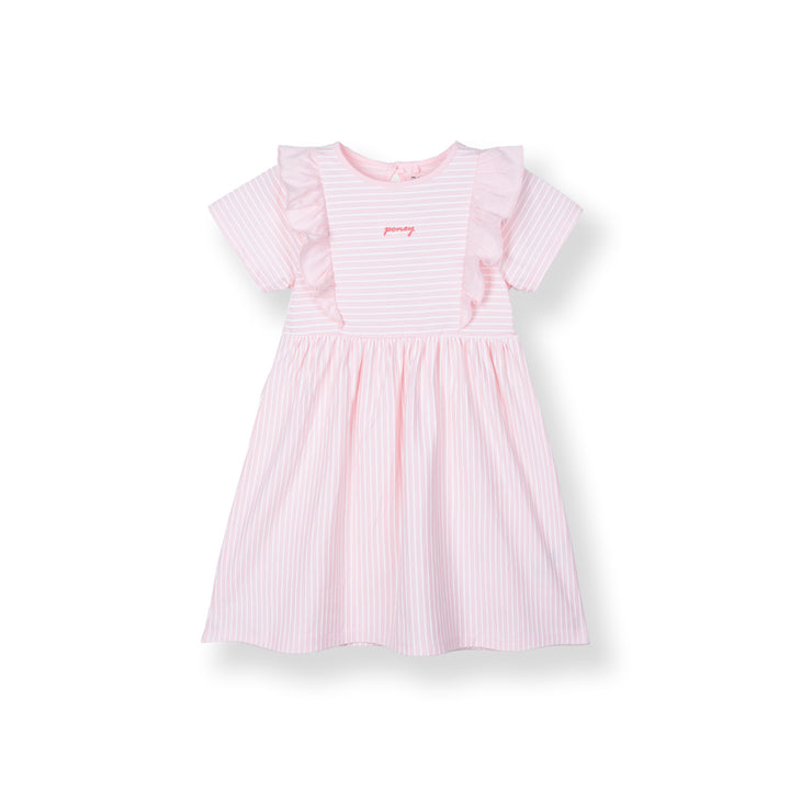 Poney Girls Baby Pretty In Pink Short Sleeve Dress