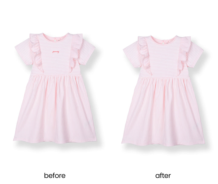 Poney Girls Baby Pretty In Pink Short Sleeve Dress