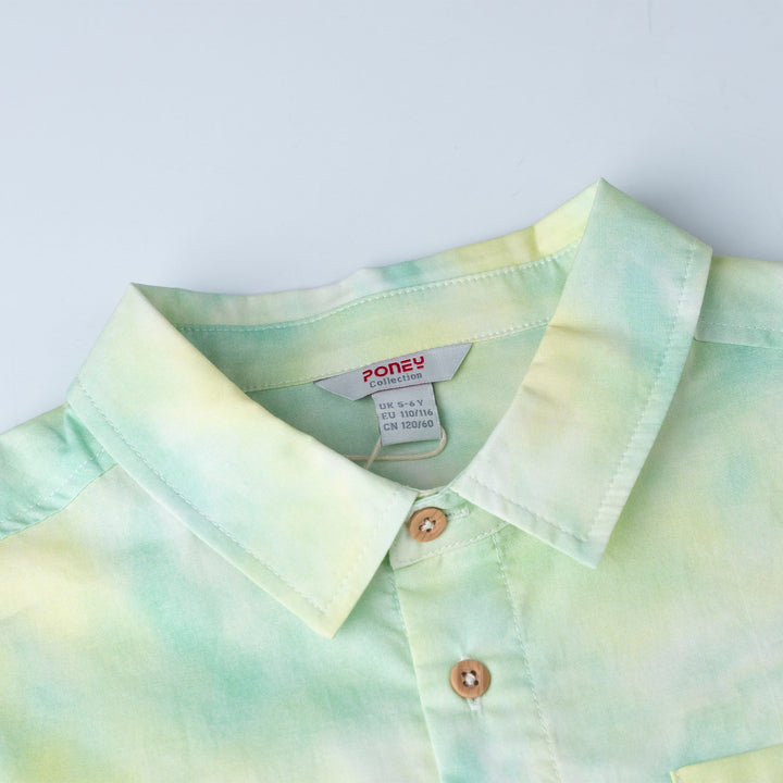 Citrus Splash Loose Fit Short Sleeve Shirt