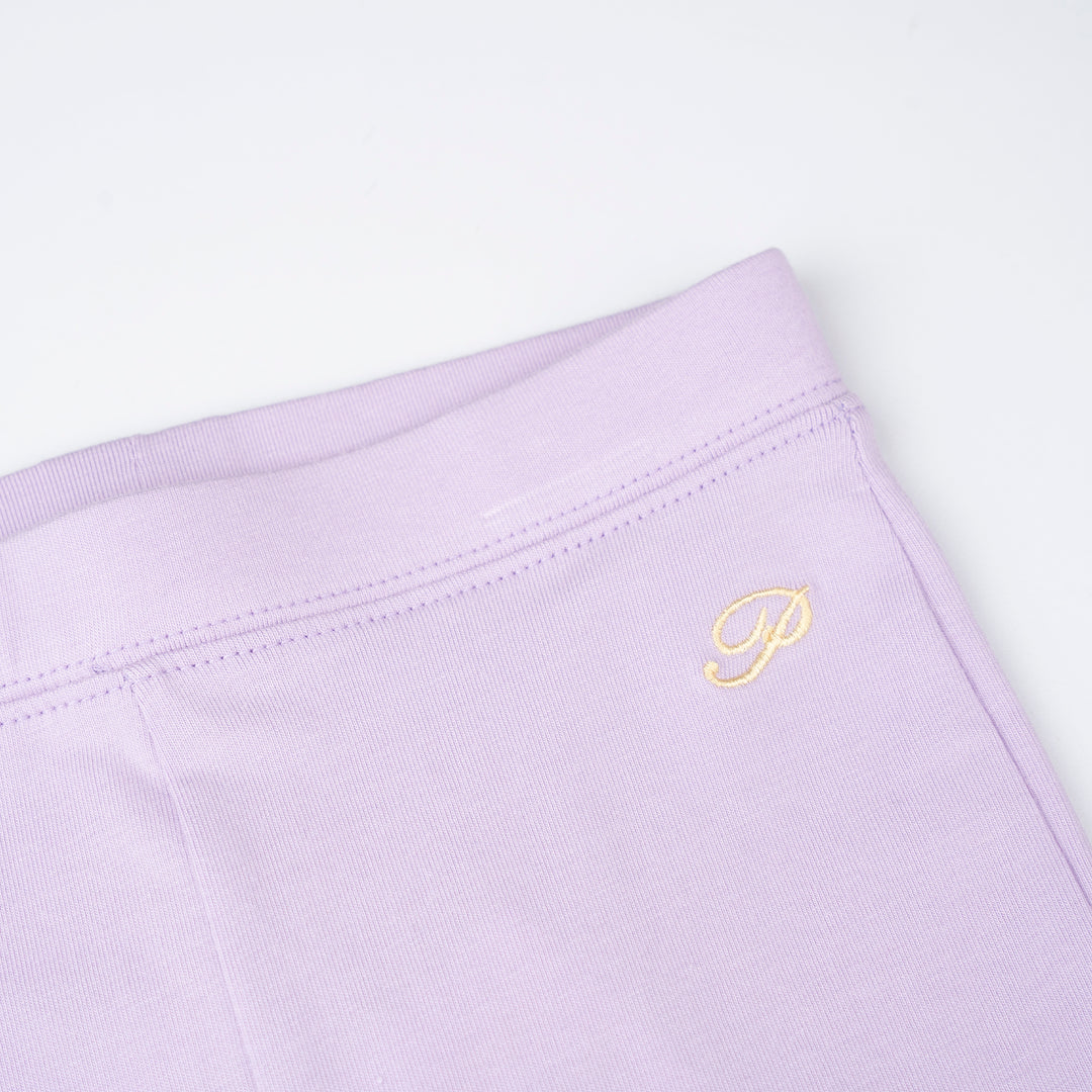 Poney Girls Baby Purple Orchid Bloom Poney Logo Legging