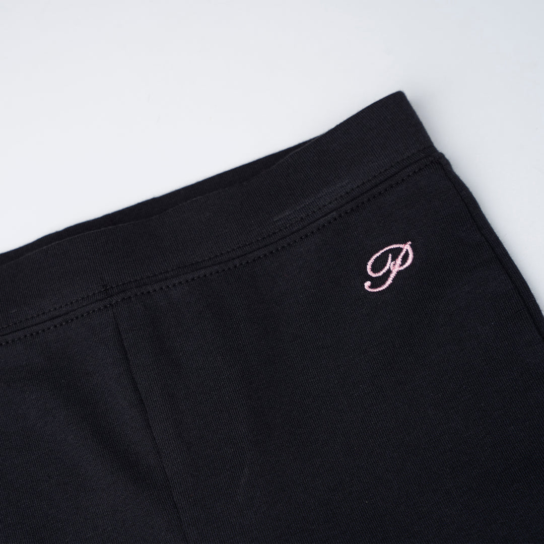 Poney Girls Black Beauty Poney Logo Legging