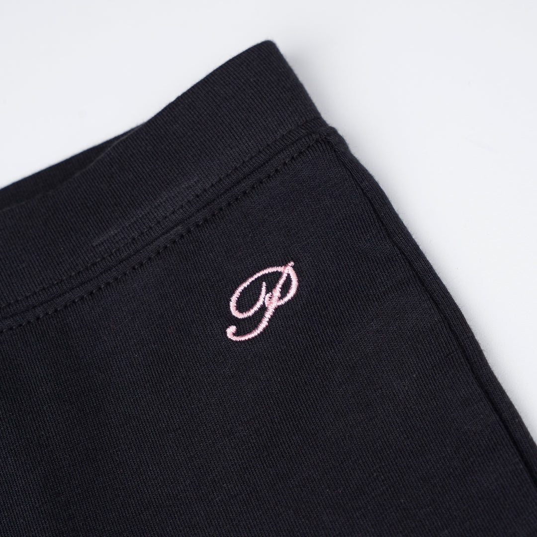 Poney Girls Black Beauty Poney Logo Legging