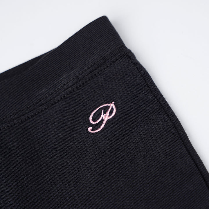 Poney Girls Black Beauty Poney Logo Legging