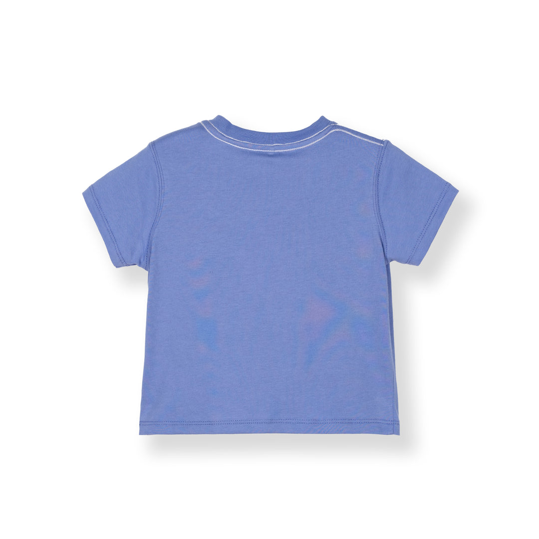 Baby Purple Print Logo Sleeve Tee